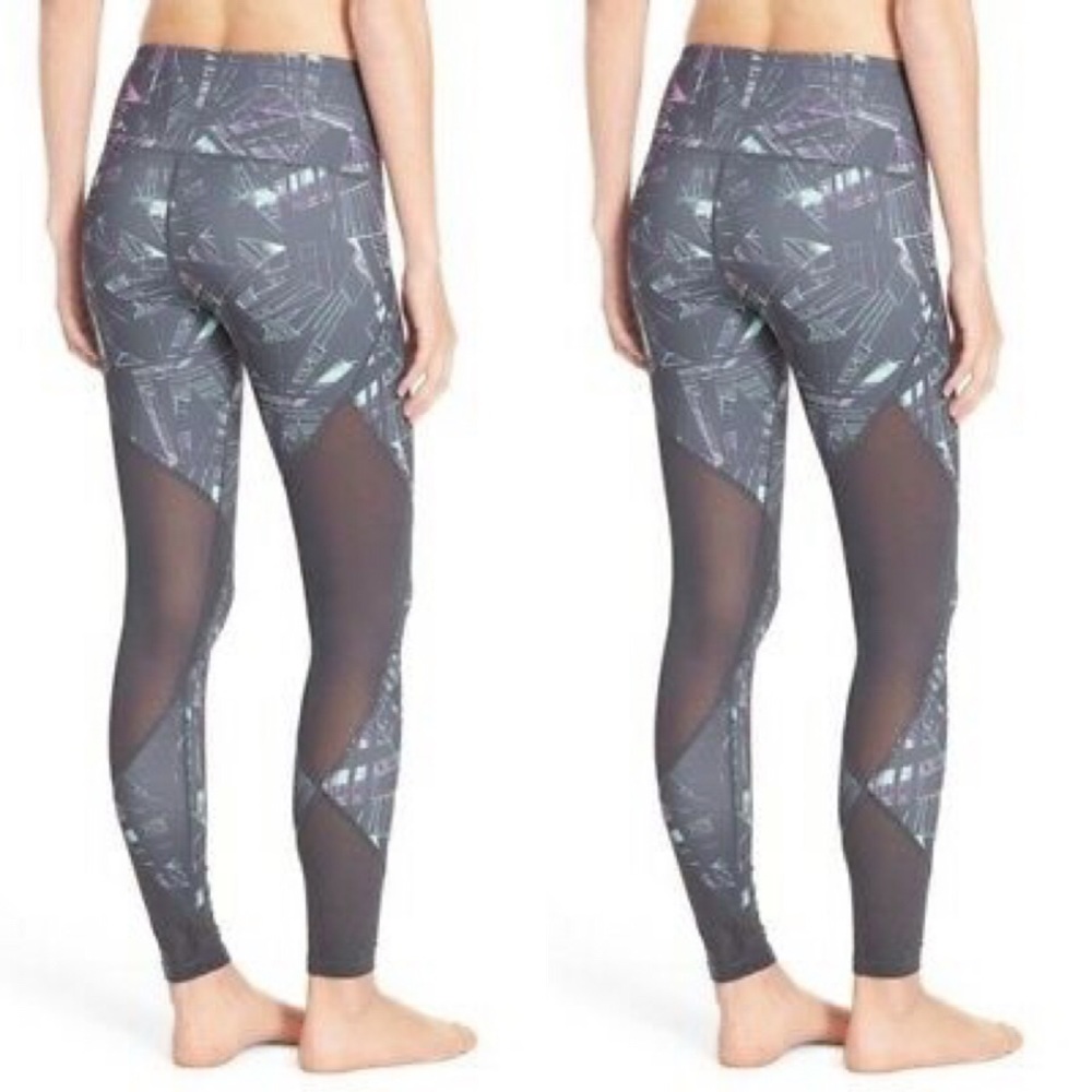 Zella Heat It Up Reflective Leggings Small